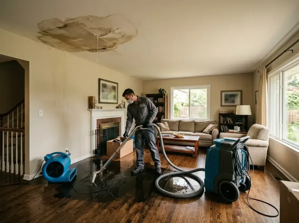attic-pipe-burst-ceiling-drip-008 — frequently asked questions, Water Damage Restoration & Carpet Care in Grant, MN